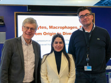 Photo of Dr. Pieter Leenen, Dr. Mahanz Shariatzadeh and Willem Dik, PhD